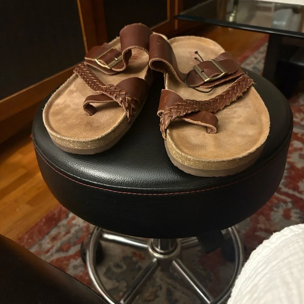 Replay Brown Strapped Sandals